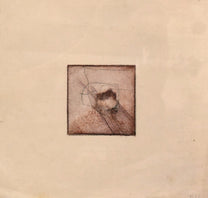 "DD" Signed Small Etching 2