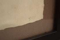 "DD" Signed Small Etching 2