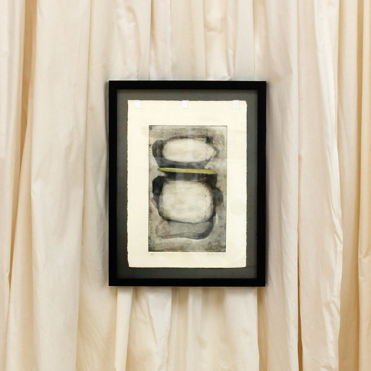 "D.Demarco" Signed Etching Yellow, Artist Proof