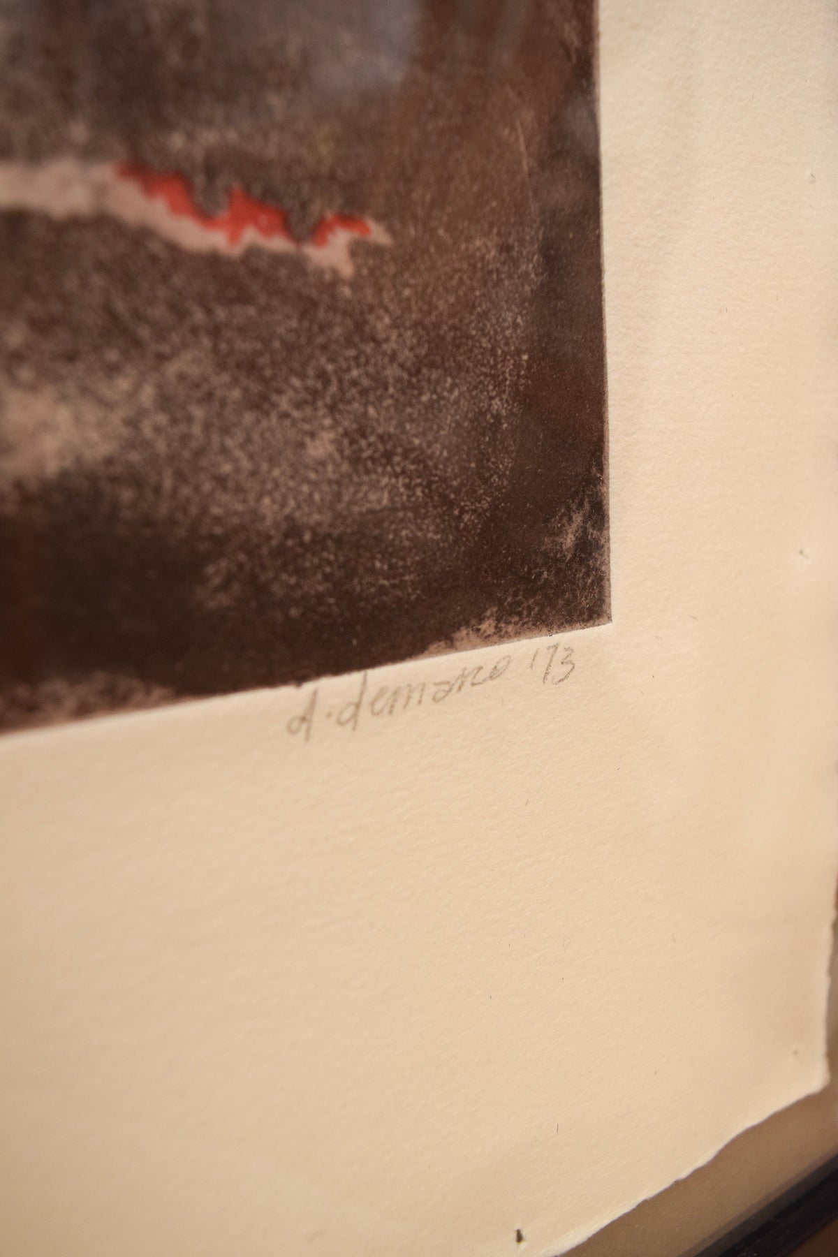 "D.Demarco" Signed Red Etching Series