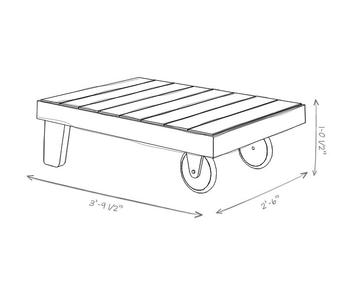 Tan Coffee Table